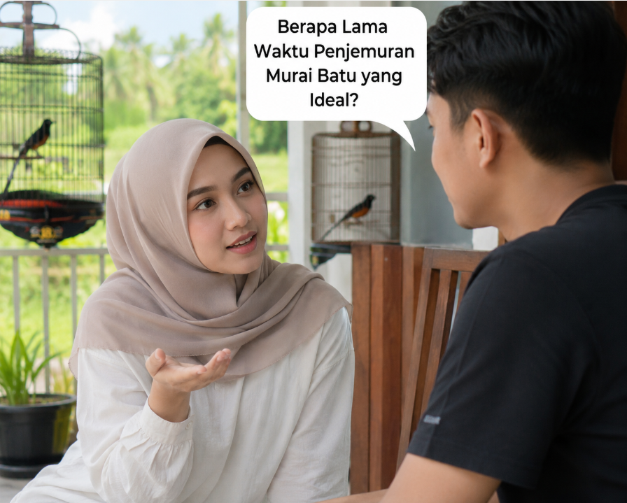 Berapa Lama Waktu Penjemuran Murai Batu Yang Ideal