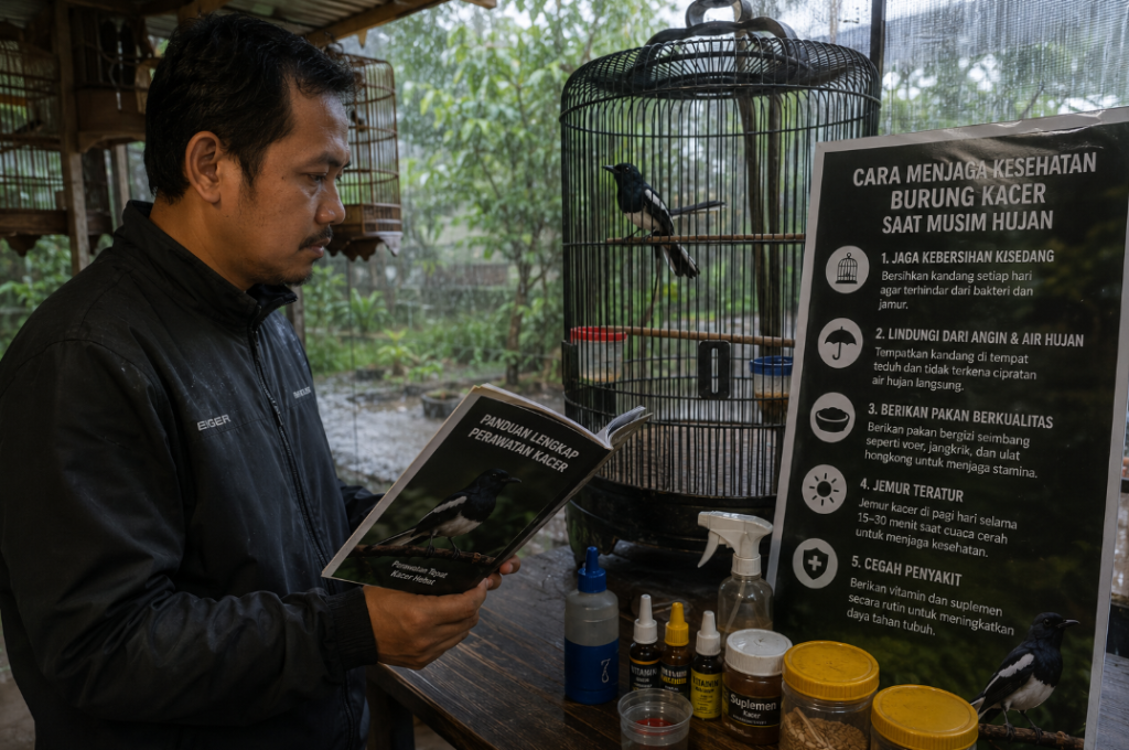 Cara Menjaga Kesehatan Burung Kacer Saat Musim Hujan: Panduan Bebas Drop dan Tetap Gacor Cara Menjaga Kesehatan Burung Kacer Saat Musim Hujan: Panduan Bebas Drop dan Tetap Gacor