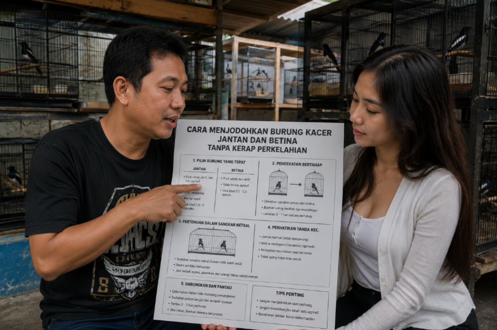Cara Menjodohkan Burung Kacer Jantan dan Betina Tanpa Kerap Perkelahian Cara Menjodohkan Burung Kacer Jantan dan Betina Tanpa Kerap Perkelahian