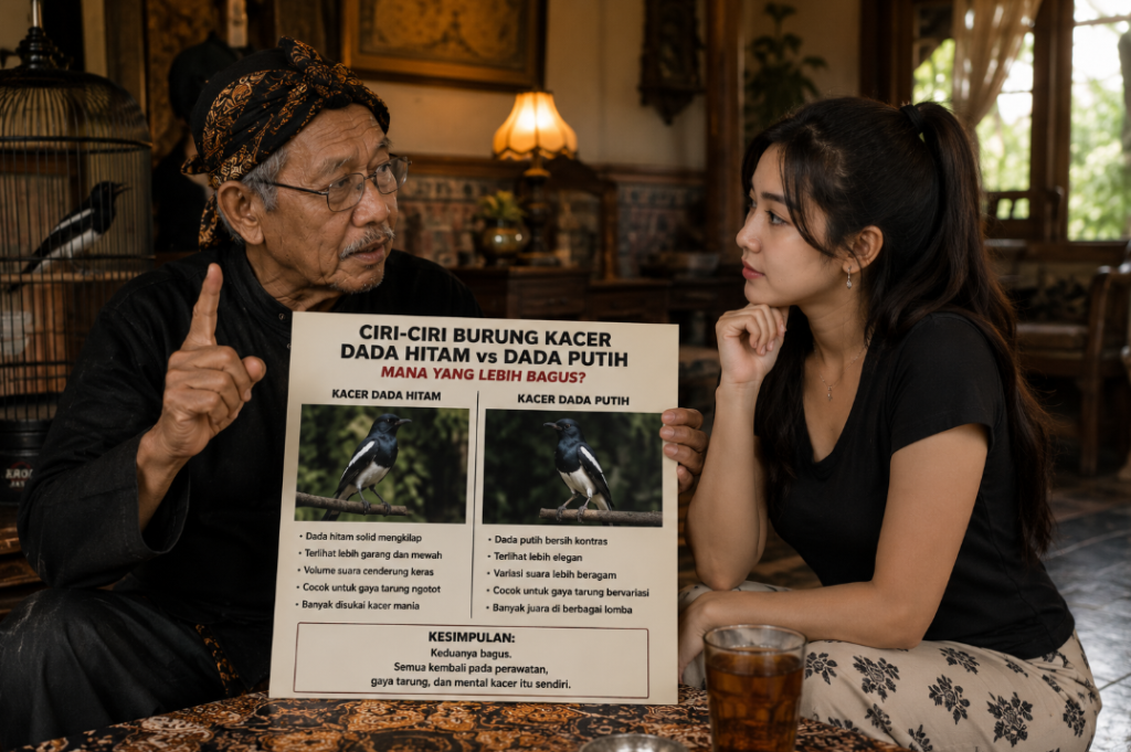 Ciri Ciri Burung Kacer Dada Hitam Vs Dada Putih Mana Yang Lebih Bagus 1024x681