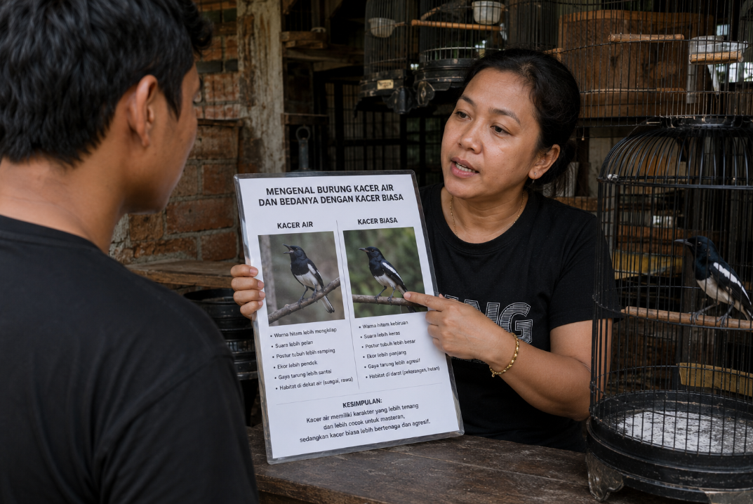 Mengenal Burung Kacer Air dan Bedanya dengan Kacer Biasa Mengenal Burung Kacer Air Dan Bedanya Dengan Kacer Biasa