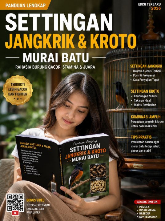 Panduan Settingan Jangkrik dan Kroto Murai Batu: Racikan Tepat Agar Burung Gacor dan Stabil Panduan Settingan Jangkrik dan Kroto Murai Batu: Racikan Tepat Agar Burung Gacor dan Stabil