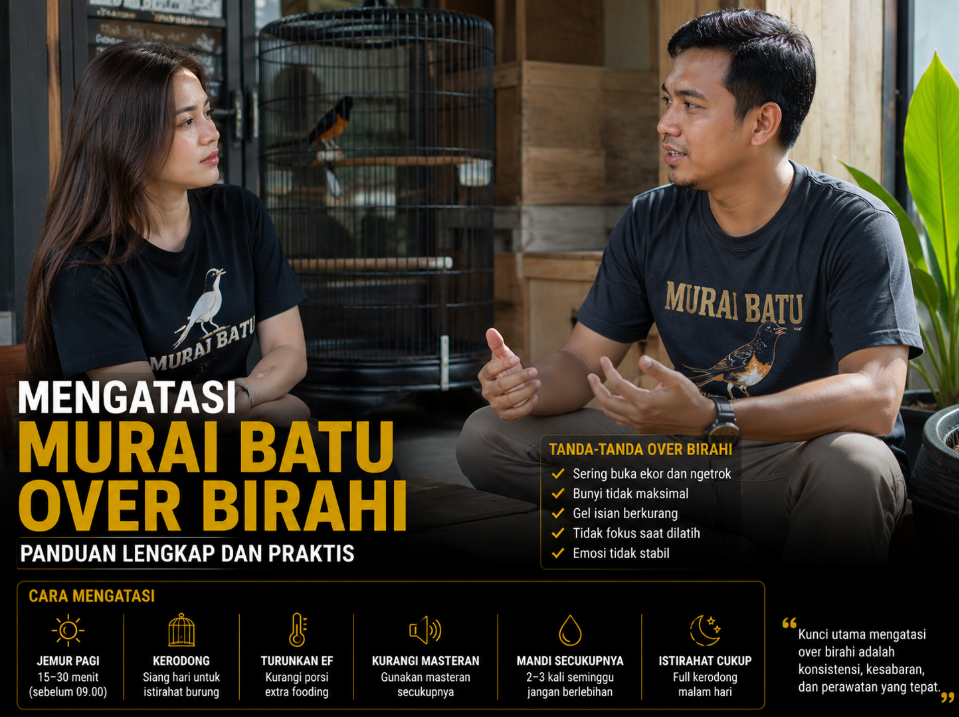 Cara Mengatasi Murai Batu Over Birahi: Solusi Ampuh Mengembalikan Performa di Gantangan Cara Mengatasi Murai Batu Over Birahi: Solusi Ampuh Mengembalikan Performa di Gantangan