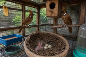 cara ternak menangkarkan burung cililin