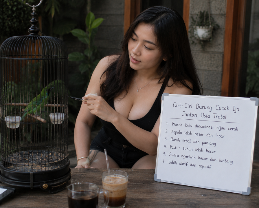 Ciri Ciri Cucak Ijo Jantan Usia Trotol