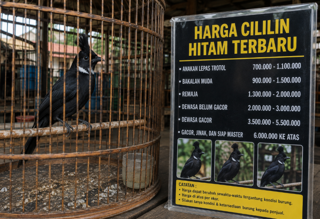 harga cililin hitam terbaru