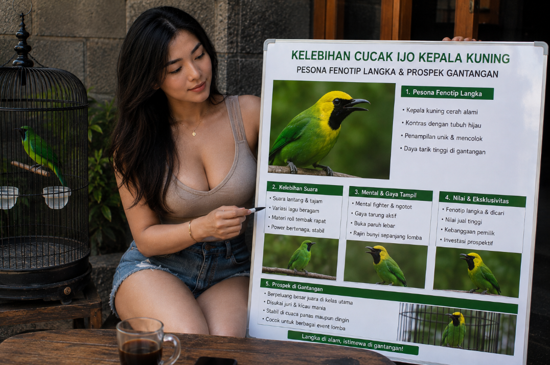 Kelebihan Cucak Ijo Kepala Kuning Kelebihan Cucak Ijo Kepala Kuning